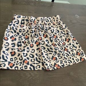 Leopard Print Shorts